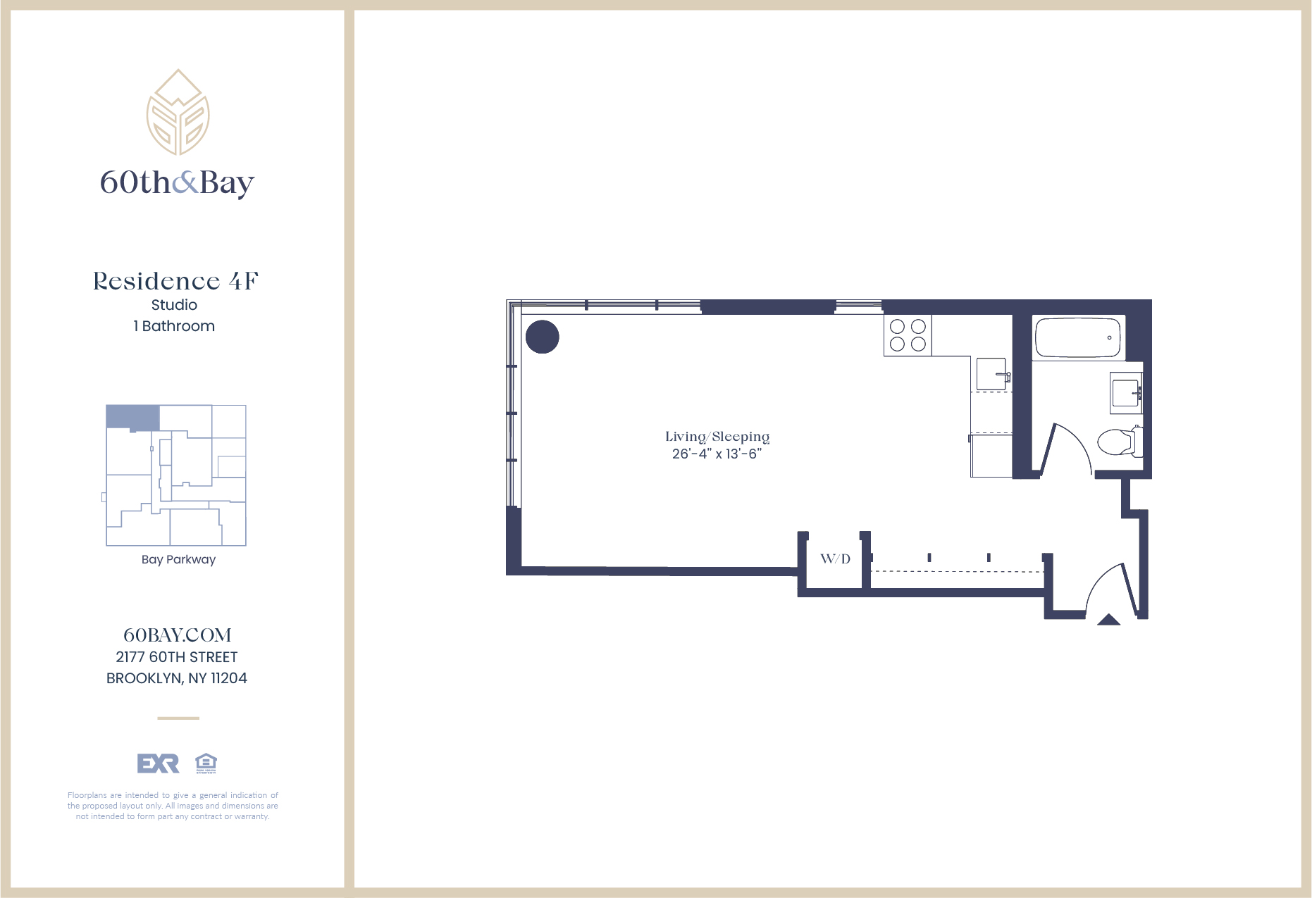 Availabilities Luxury Apartments For Rent at 60th & Bay
